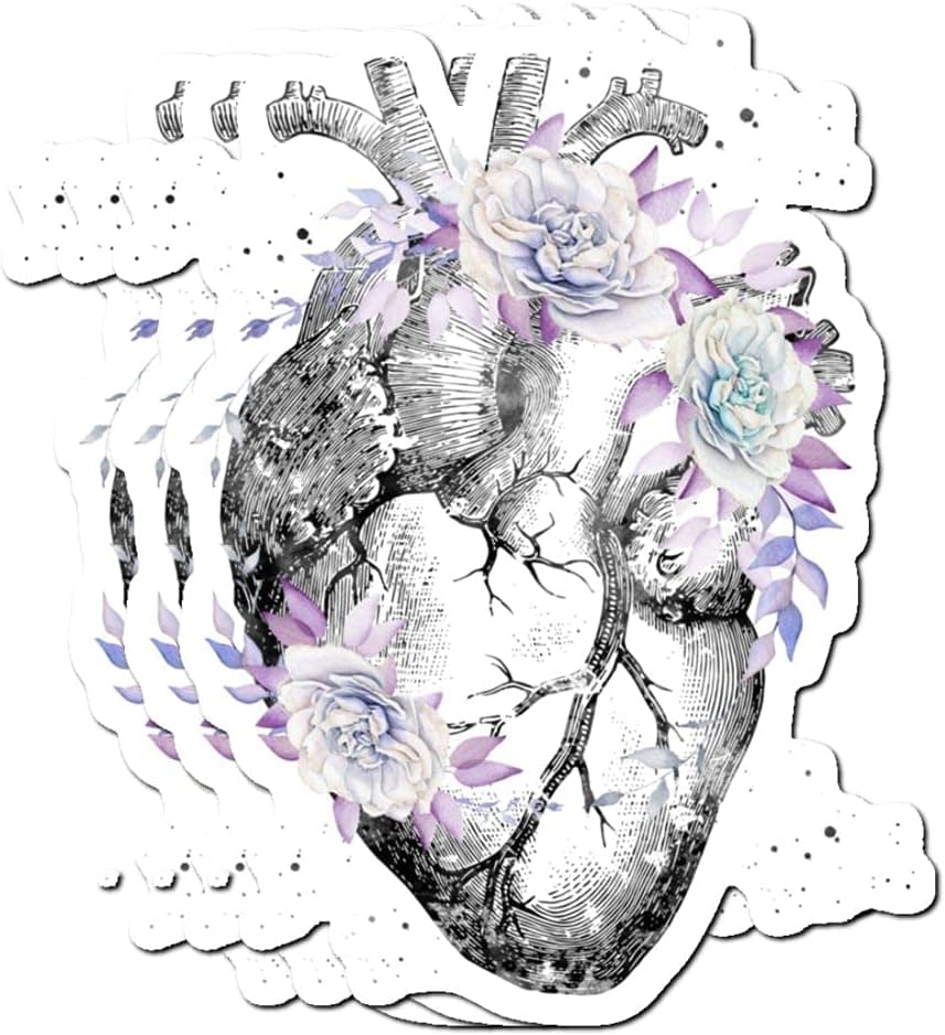 MrMint Human Heart Stickers (3 Pcs/Pack) 6296624211387
