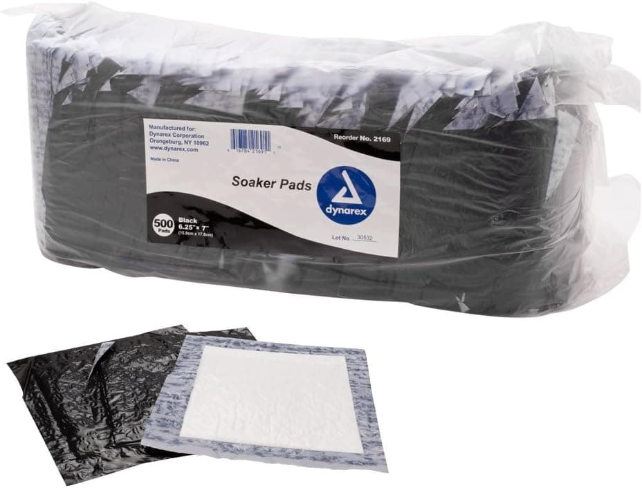 Medical Grade Tattoo Soaker Pads, 6.25" X 7" 500ct
