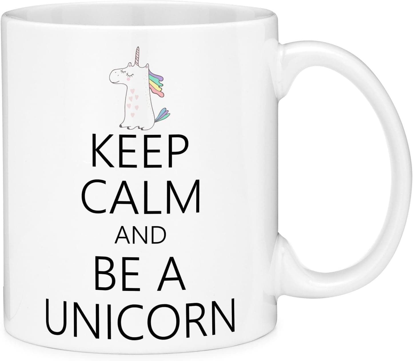 Mugvana Keep Calm and Be a Unicorn Funny Gift Coffee Mug (11oz)