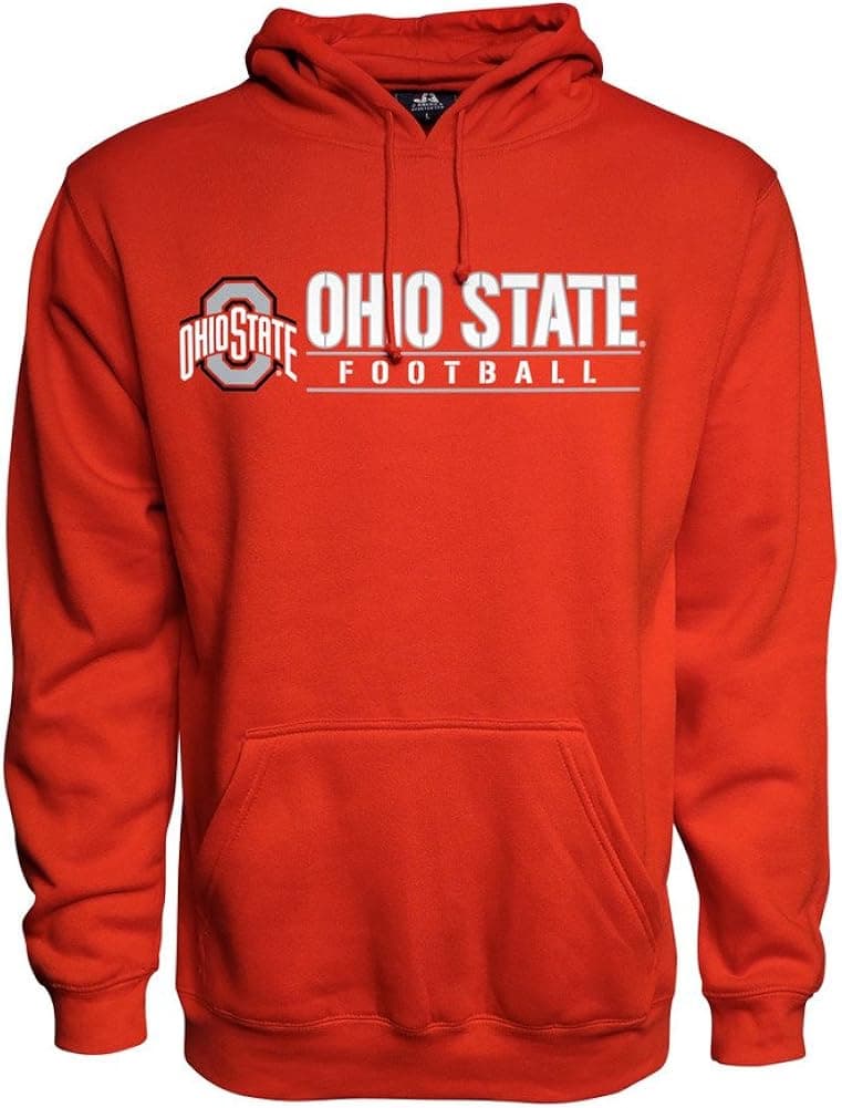 Elite Fan Shop NCAA Men's Football Hoodie Sweatshirt Team Color