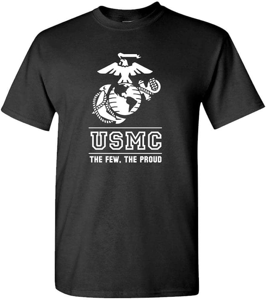 Mean Gear The Few The Proud The Marines - USMC Marine - Mens Cotton T-Shirt