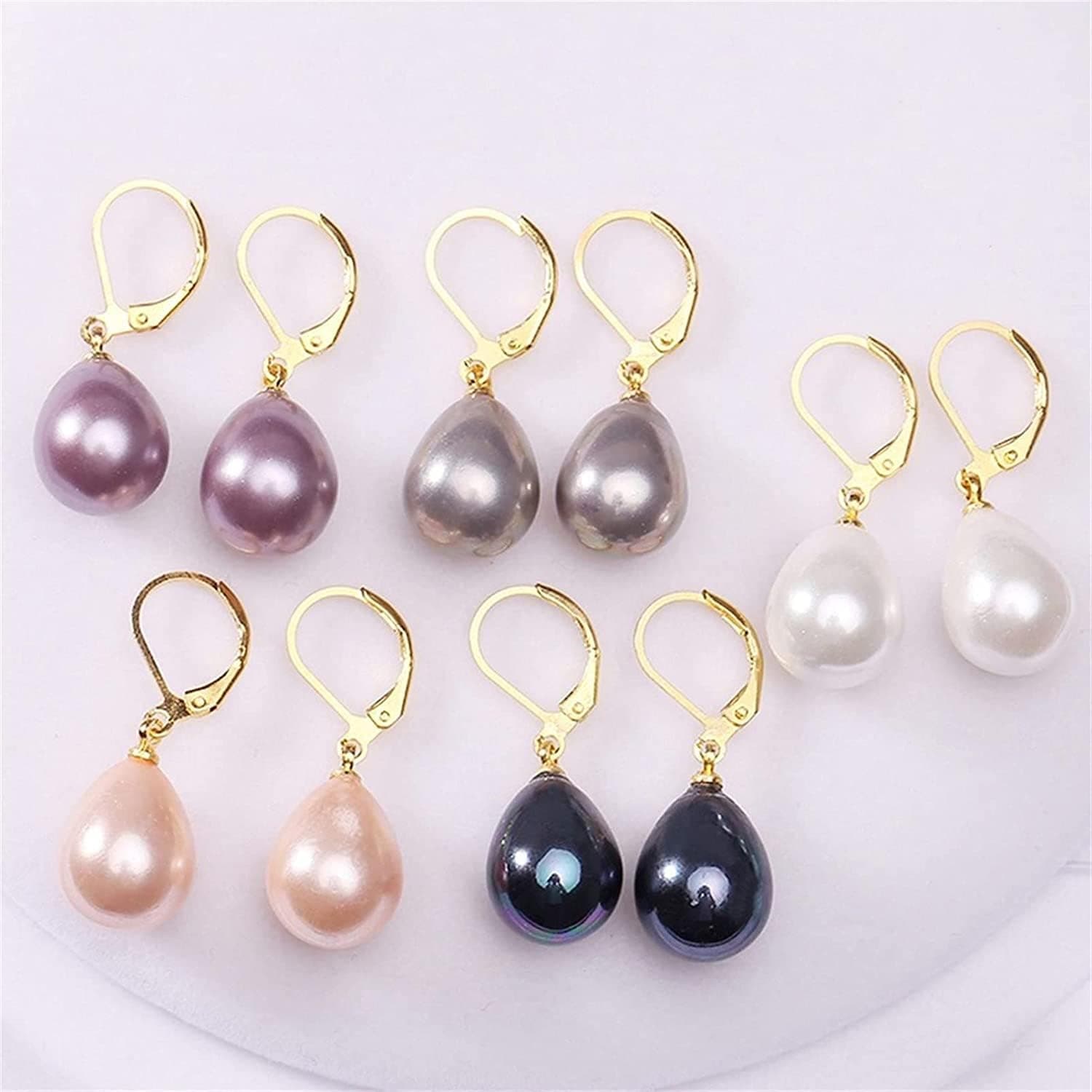 Classic Design Earrings Dangle Stud Elegant Earrings Women's Special Occasion Jewelry,Wine Red Nice and Practical
