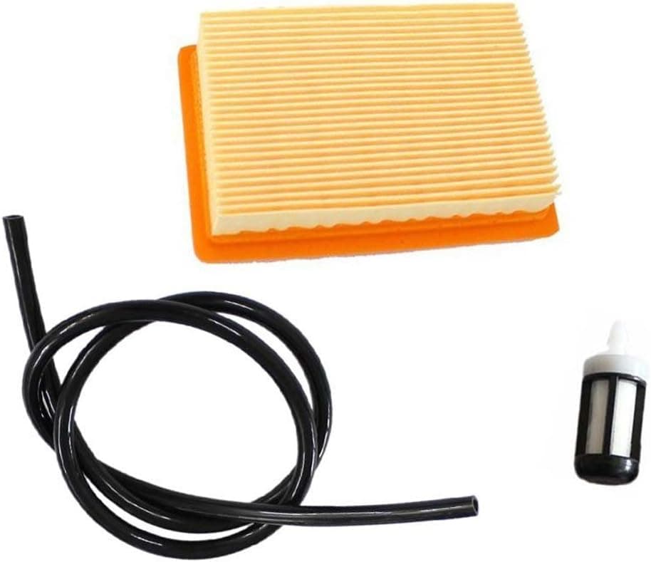 HURI Air Filter Fuel Line Fuel Filter for Stihl Backpack Blower BR320 BR340 BR380 BR400 BR420 BR420C
