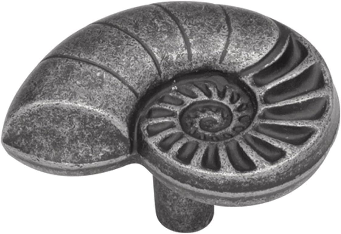 Hickory Hardware PA0114-VP 1-1/2-Inch South Seas Cabinet Knob, Vibra Pewter