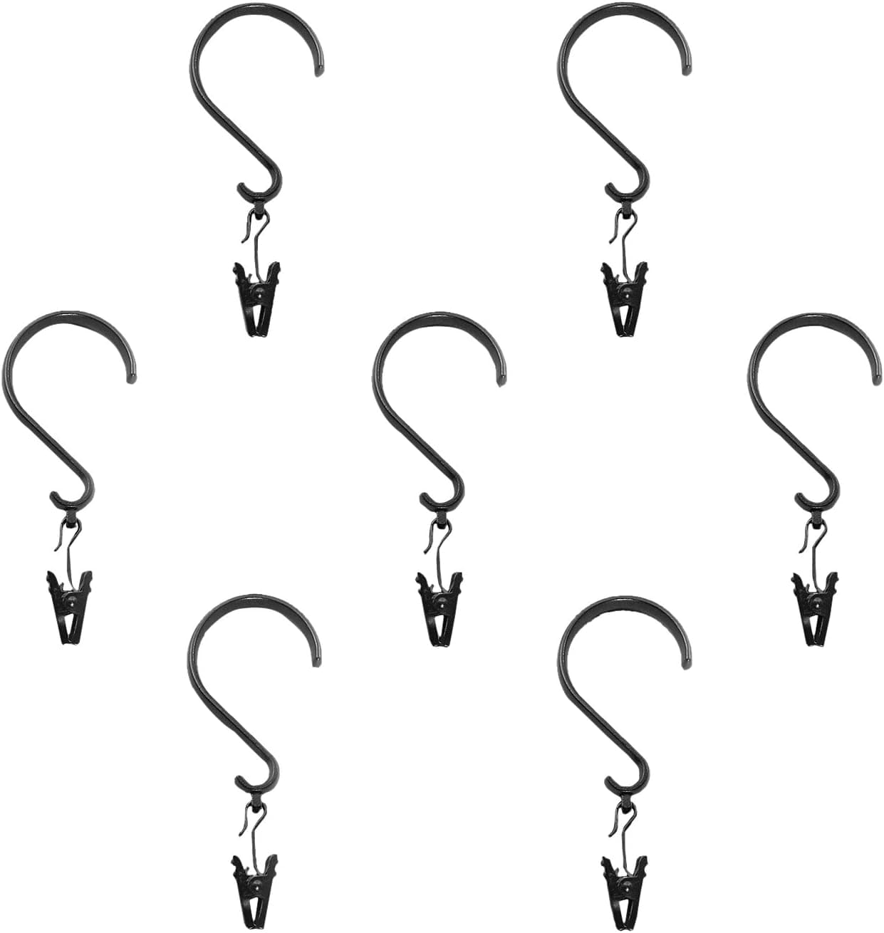 Decopolitan Curtain Clip Ring, For 7/8ths Diameter Rods, Black Espresso