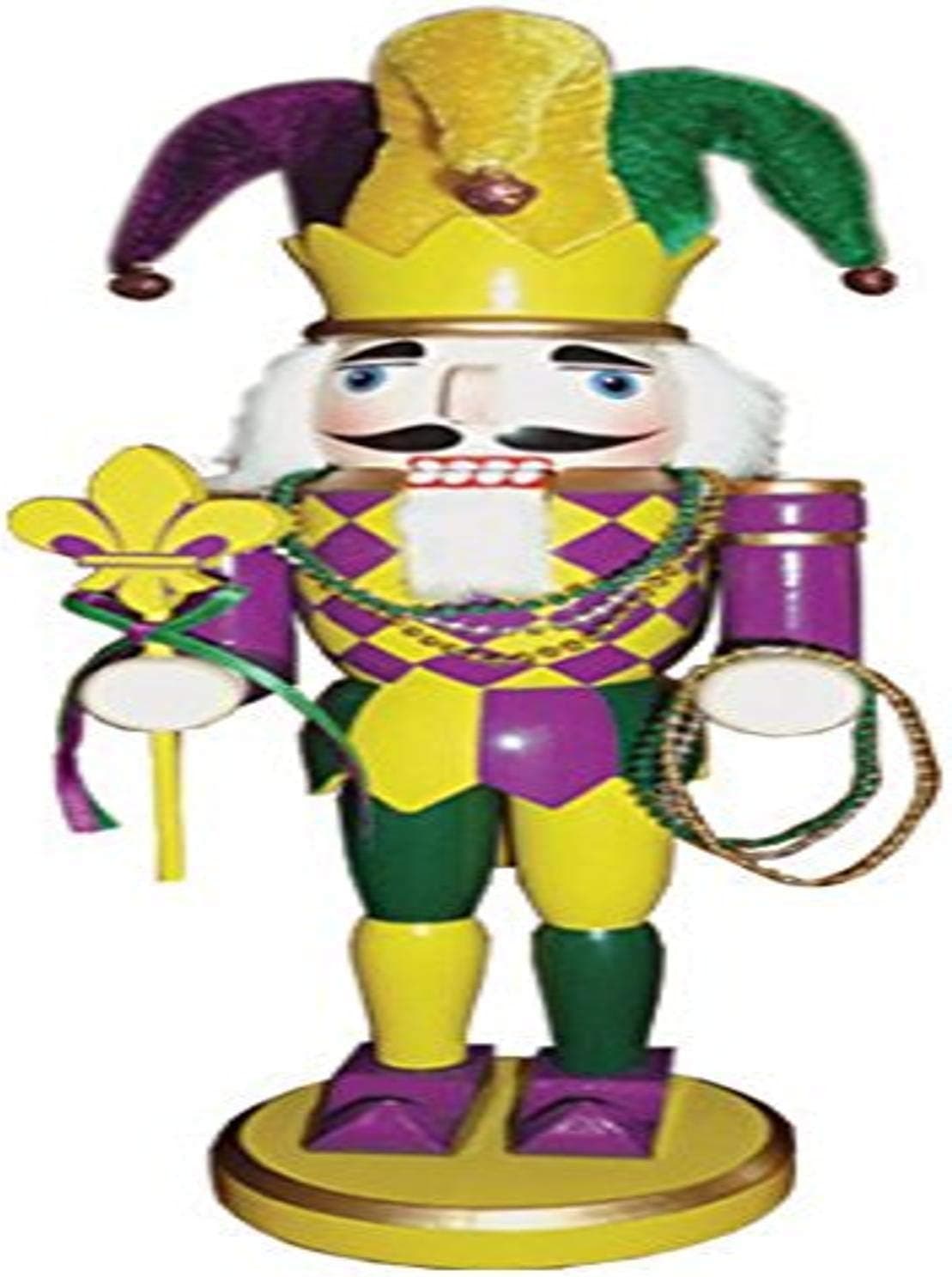 Santa's Workshop 70223 Mardi Gras Nutcracker, 14.5"