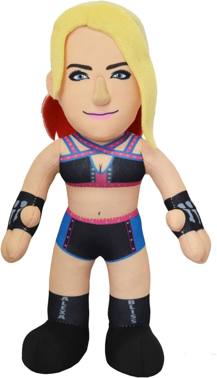Bleacher Creatures WWE Alexa Bliss 10" Plush Figure- A Wrestling Diva for Play or Display