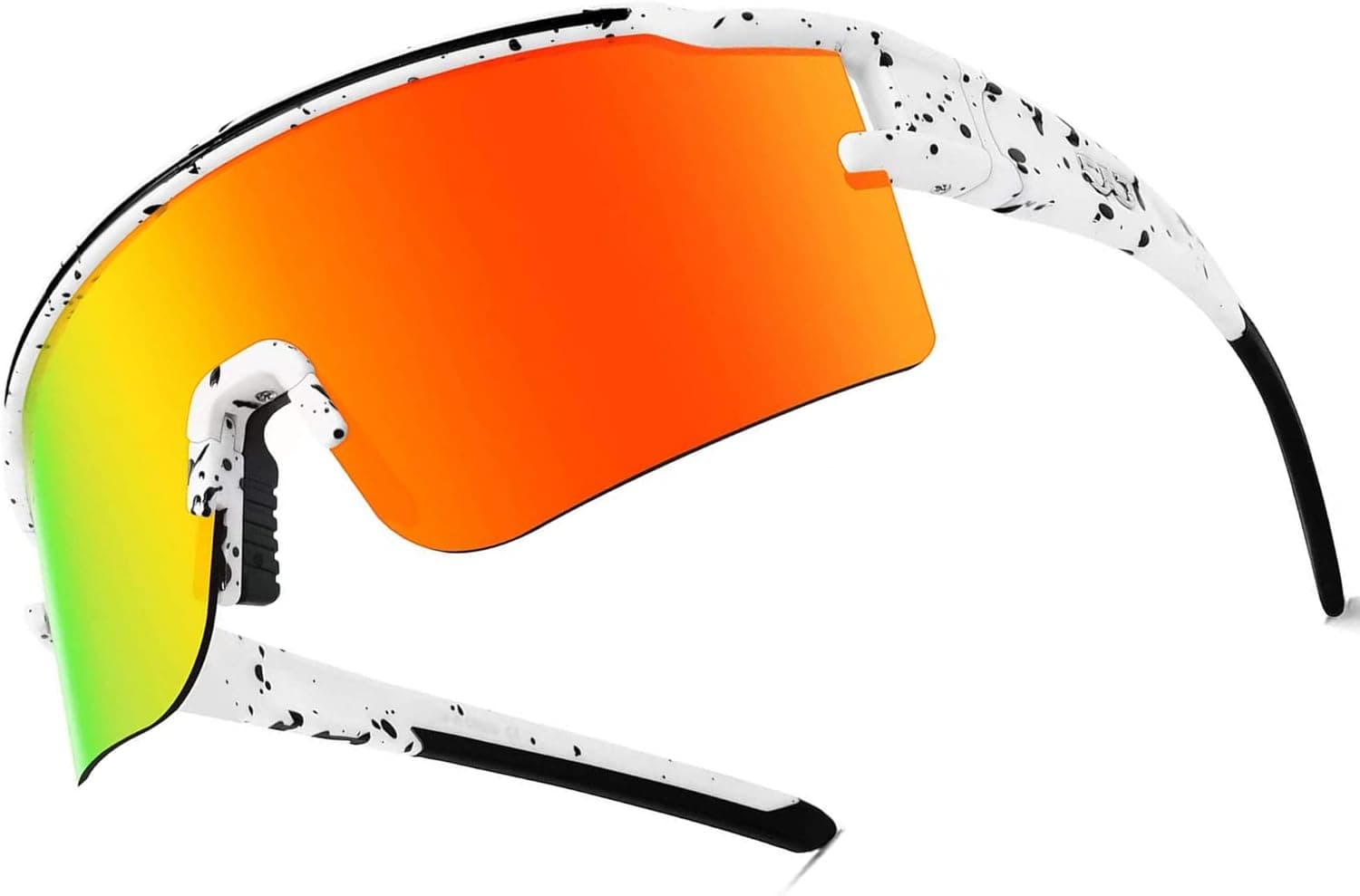 ZNBIOINA Polarized Sports Sunglasses with 3 Interchangeable Lenses, Cool Glasses for Driving Cycling Fishing
