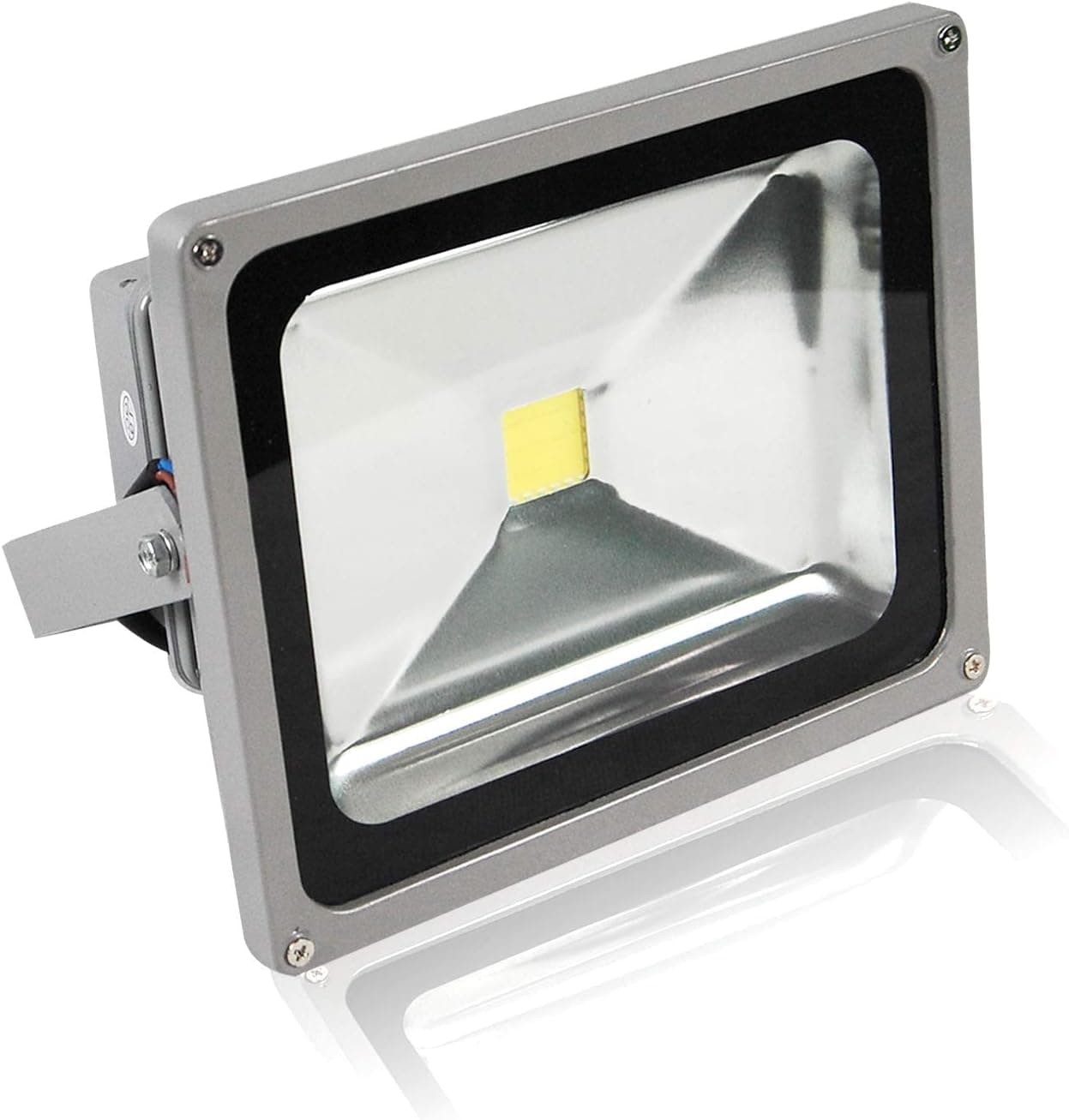 ETOPLIGHTING LEF120V50DL-1P Outdoor Waterproof 50W LED Flood Spot Light 120V Daylight White High Power Security Lamp 5600 Lumen