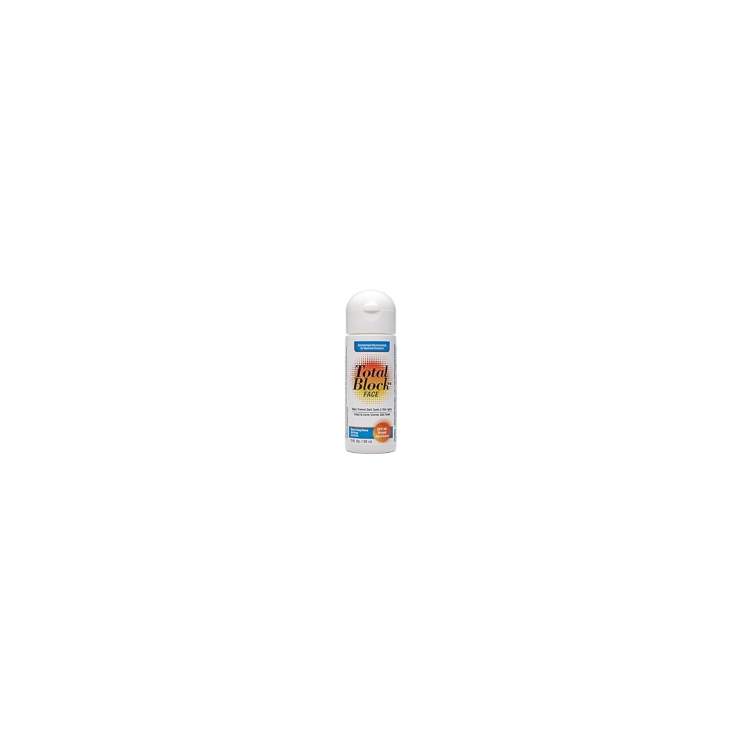 Fallene Total Block Face UVA/UVB Complete Broad Spectrum Sun Protection, SPF 60 Tinted, 2 fl Ounces (59 ml) by Fallene [Beauty]