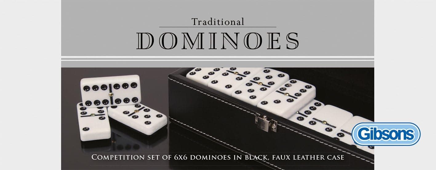 Gibson Classic 6 x 6 Dominoes Set