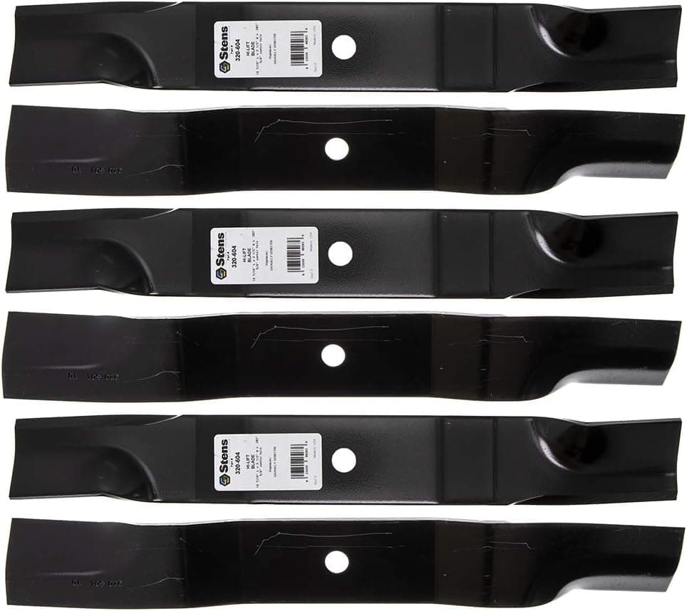 Stens 6 Pack 320-604 Mower Blade Fits Gravely 02961700 2961700 ZTXL2554