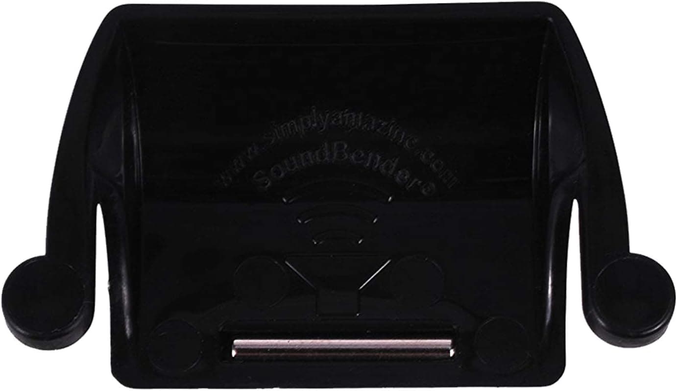 The Soundbender- As Seen On Shark Tank! | Magnetic Sound Enhancer for IPad 2, 3 and 4 | Amplifies Volume up to 5X | No Batteries Needed – Black Mini