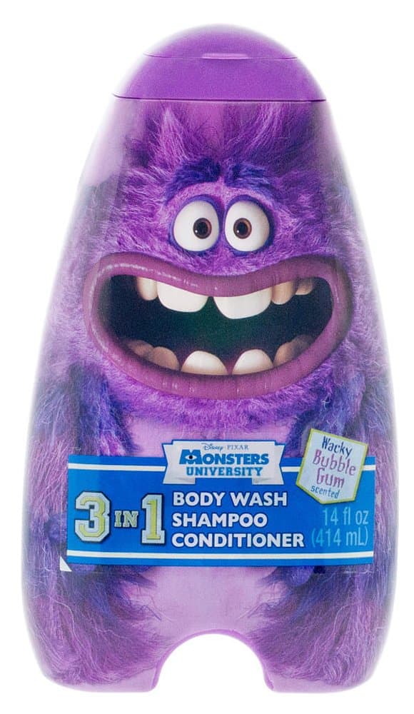 Monster's University 3-in-1 Body Wash, Shampoo & Conditioner - Wacky Bubble Gum 14 oz