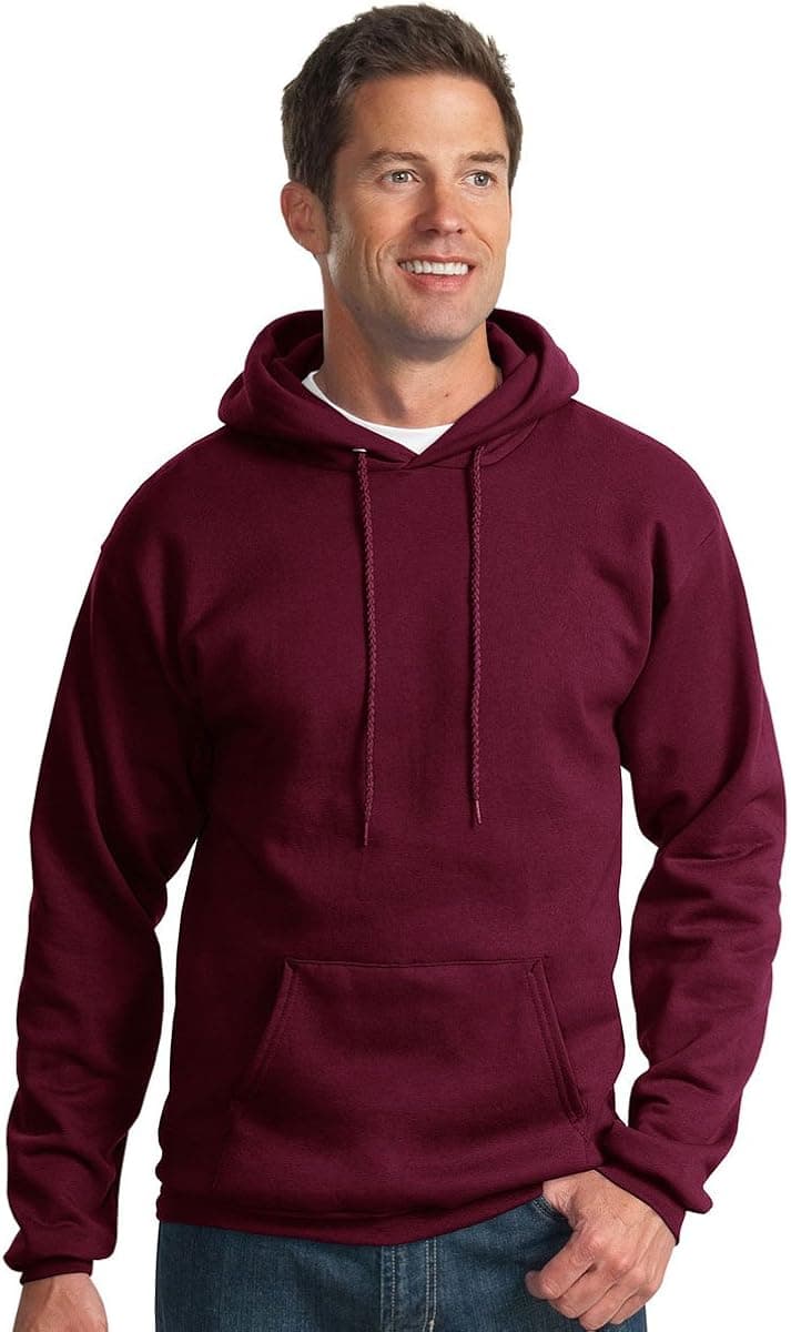 Port & Company Men's Ultimate Pullover Hooded Sweatshirt
