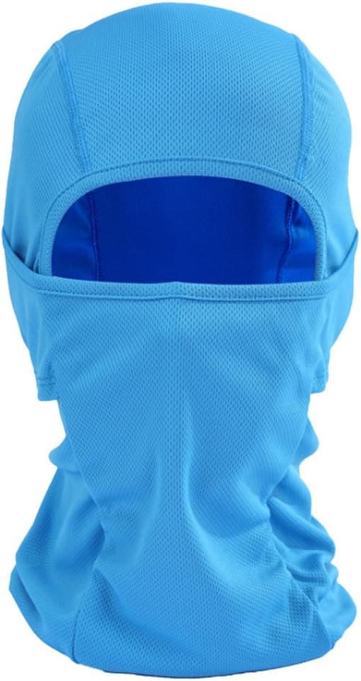 Cold Weather Ski Face Mask - Neck Warmers Balaclava Ski Mask Light Blue