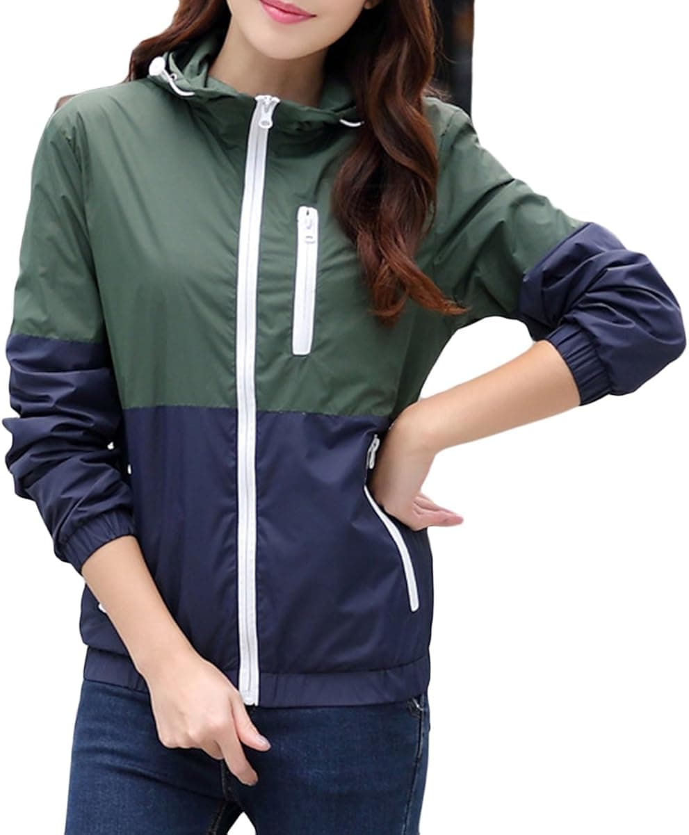 Women's Sun Protect Outdoor Jacket Quick Dry Windproof Water Repellent Coat