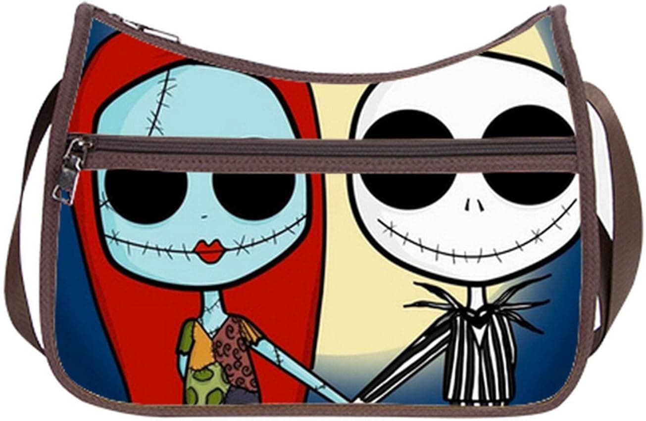 Simple Classic Everyday Hobo Handbag Female Women Shoulder-to-Crossbody Hobo Bag Jack and Sally Pattern