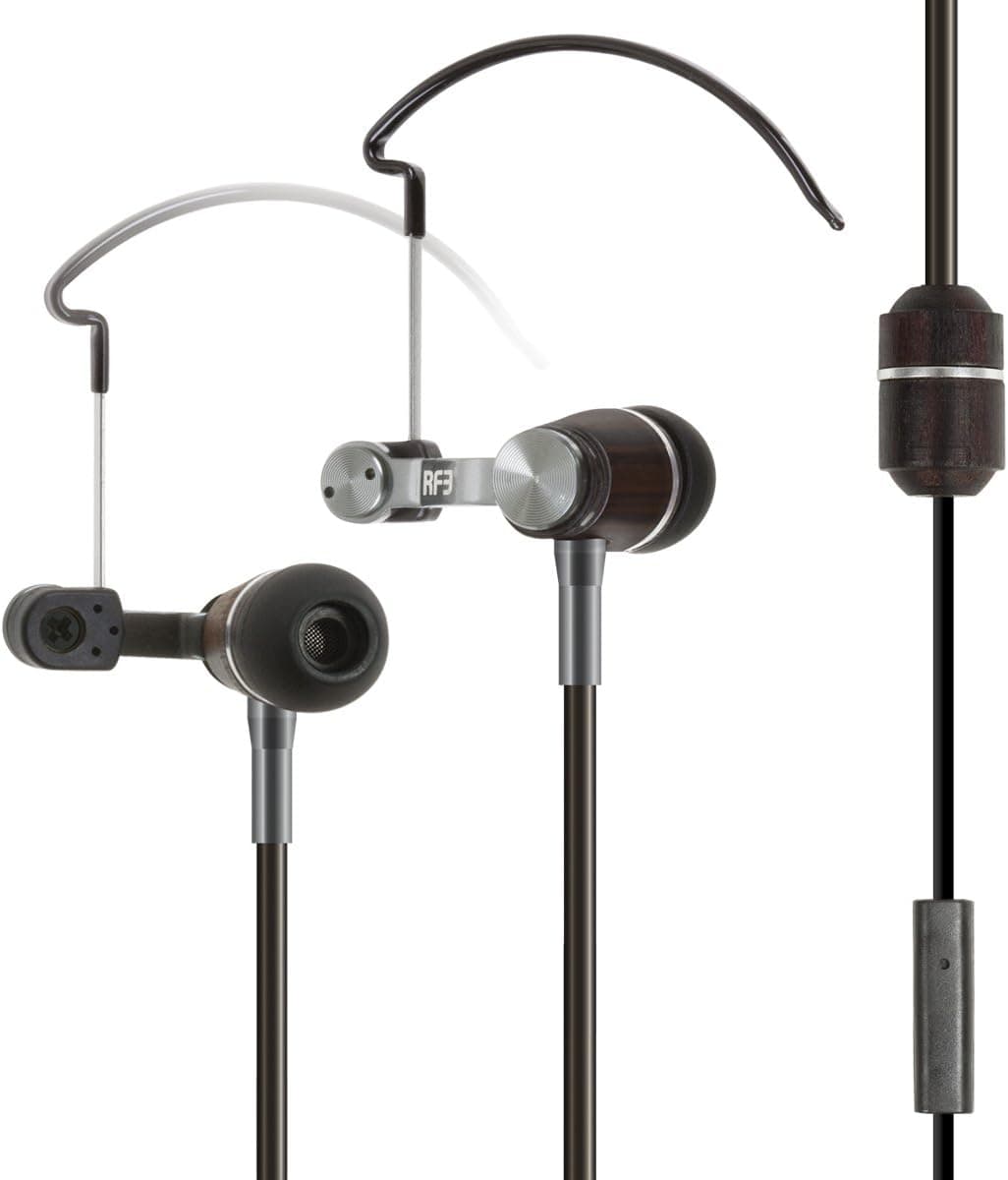 RF3 ENVi 3.5mm Natural Wood Stereo Earhook Headset