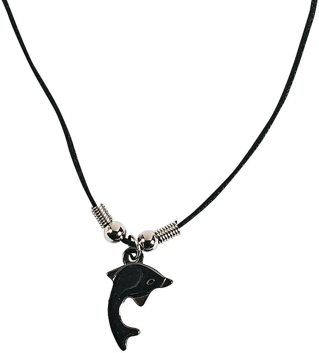 Fun Express Dolphin Necklaces - 12 Pieces
