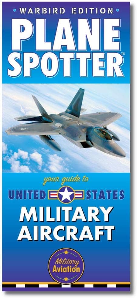 Military Aircraft Airplane Spotter Folding Guide Book