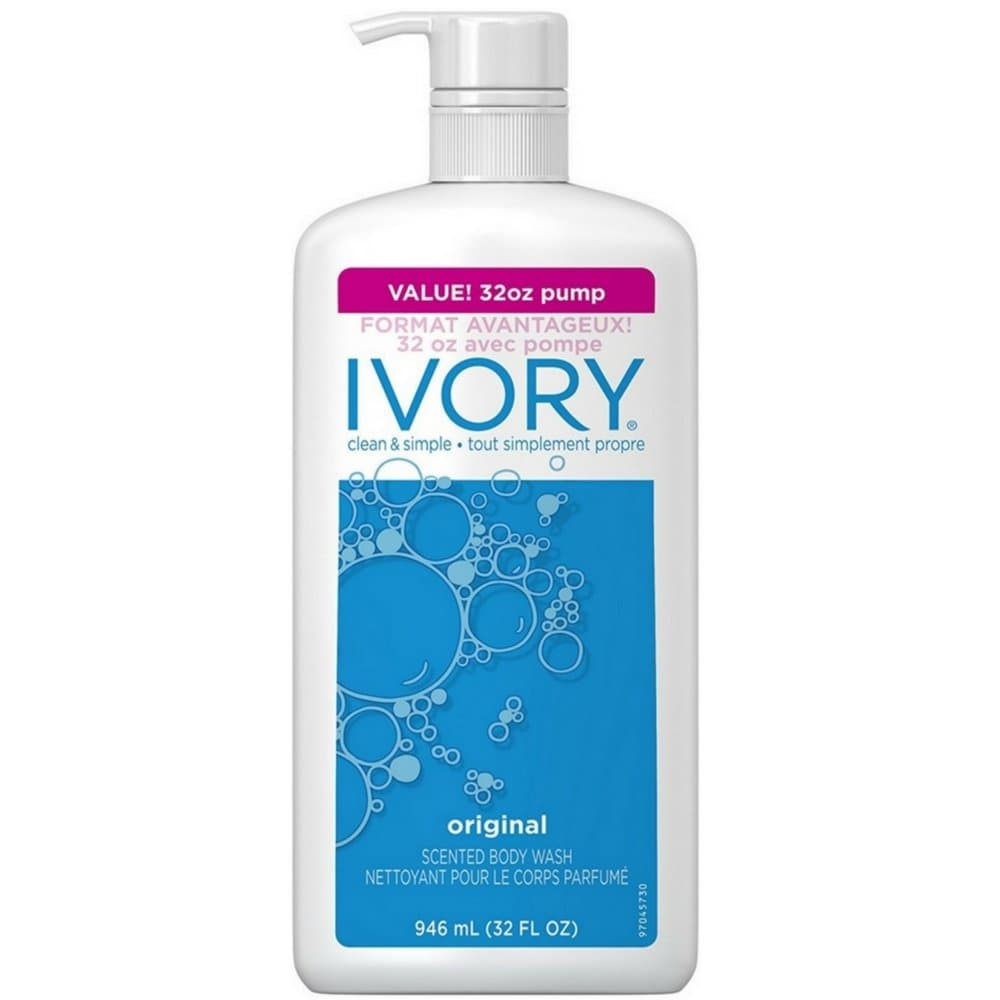 Ivory Scented Body Wash, Original 32 oz ( Pack of 2)