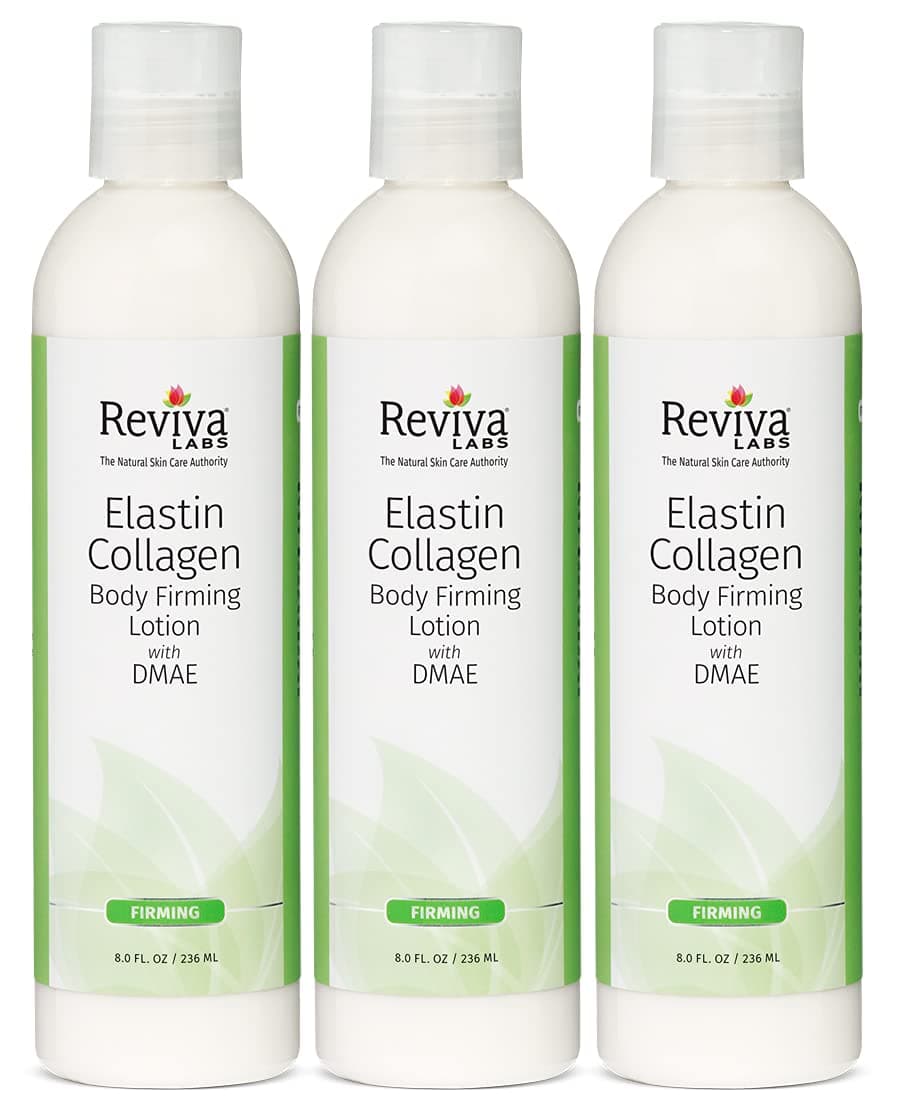 REVIVA LABS - Elastin & Collagen Body Firming Lotion 3PK (8.oz)