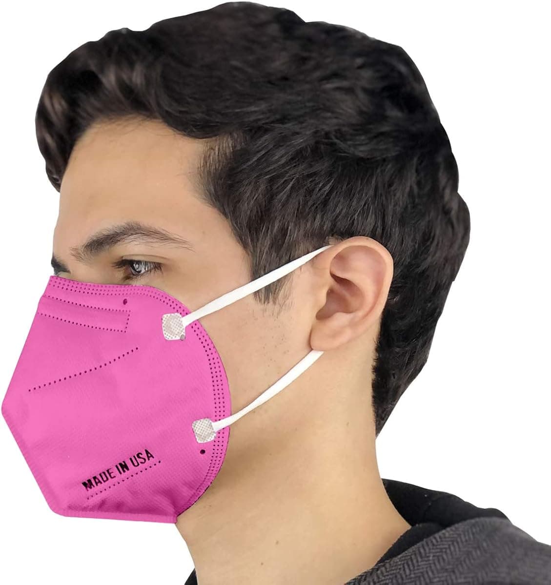 3D Adult Face Mask 5 Ply Filter Mouth Cover Protection For Dust Pollen Haze Smog With Durable Elastic Ear Straps