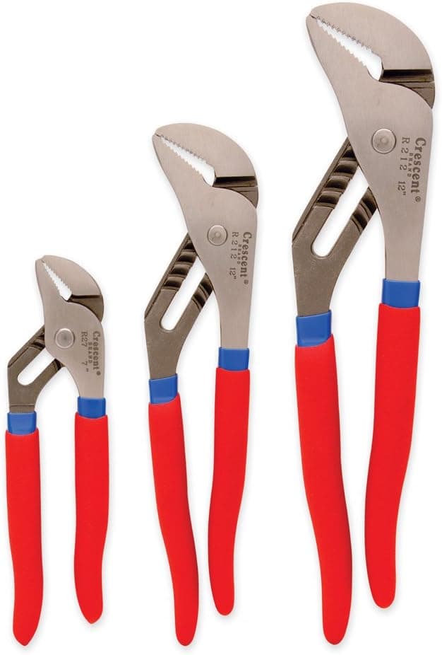 Crescent Tongue & Groove Plier Set,7,10,12 (4 Each) R200Set3