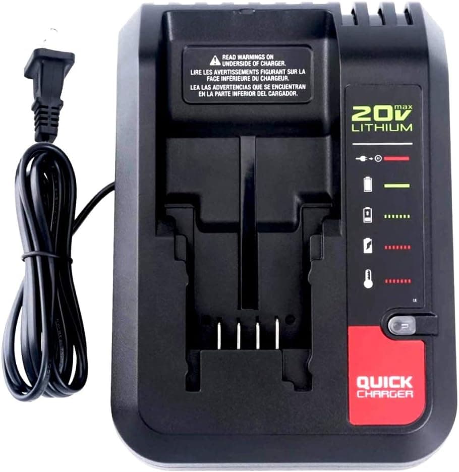 LALAFO Upgraded Replacement Porter-Cable PCC692L 20V MAX Lithium-Ion Battery Charger, also For All Black&Decker 20V MAX Lithium Battery or Charger