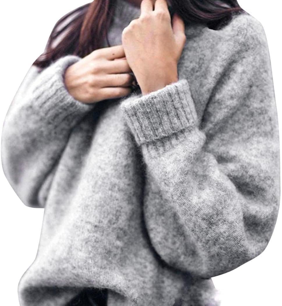 Taore Womens Long Sleeve Knit Sweater Pullover Casual Loose Sweatshirt