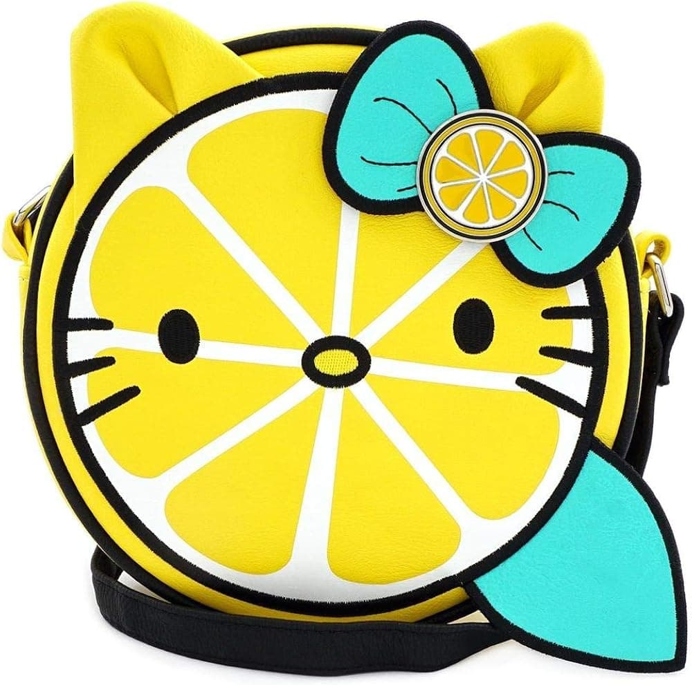 Loungefly x Hello Kitty Lemon Slice Round Crossbody Purse