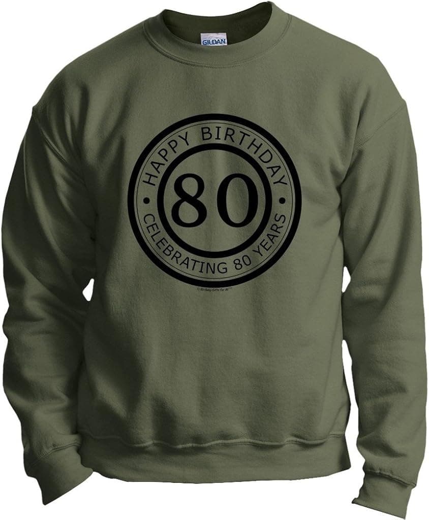 80th Birthday Gifts for All Celebrating 80 Years Crewneck Sweatshirt