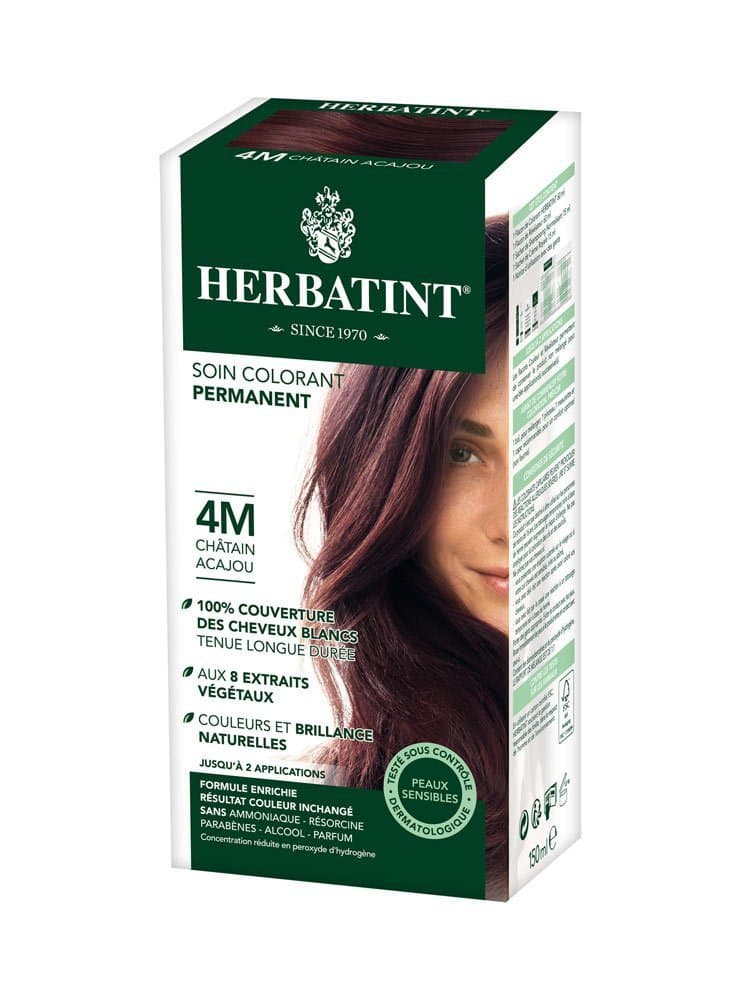 Herbatint Italian Herbal Hair Color Gel w/ Gray Coverage - Mahogony Chesnut 4M