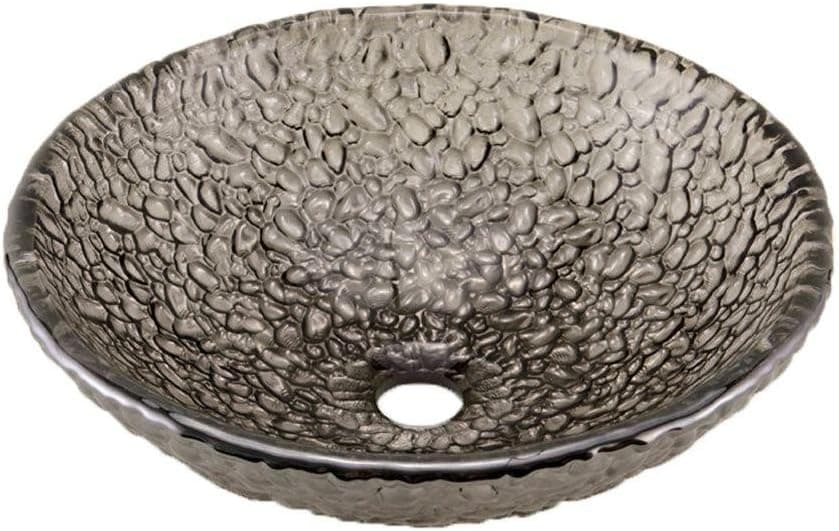 JSG Oceana 005-303-022 Pebble Vessel, 16", Black Nickel