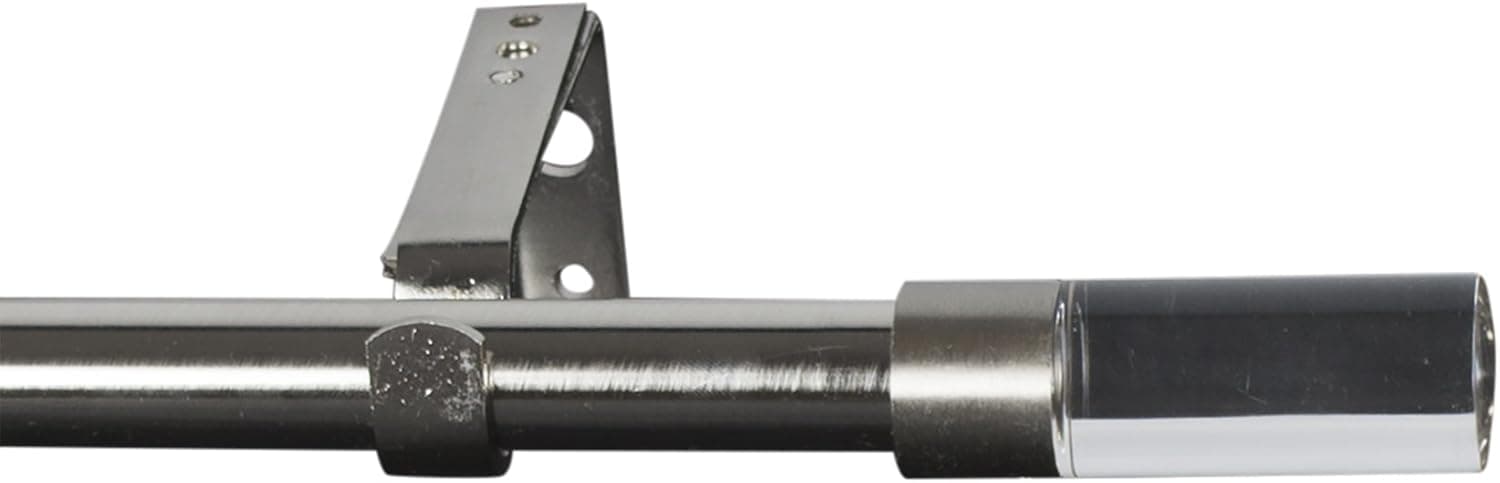 Urbanest Glacia Tube Window Drapery Curtain Rod Set (84"-120)