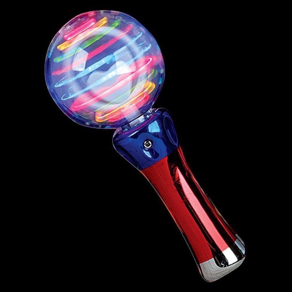 Flashing Panda Lot of 30 Meteor Storm LED Changing Pattern Spinner Wands