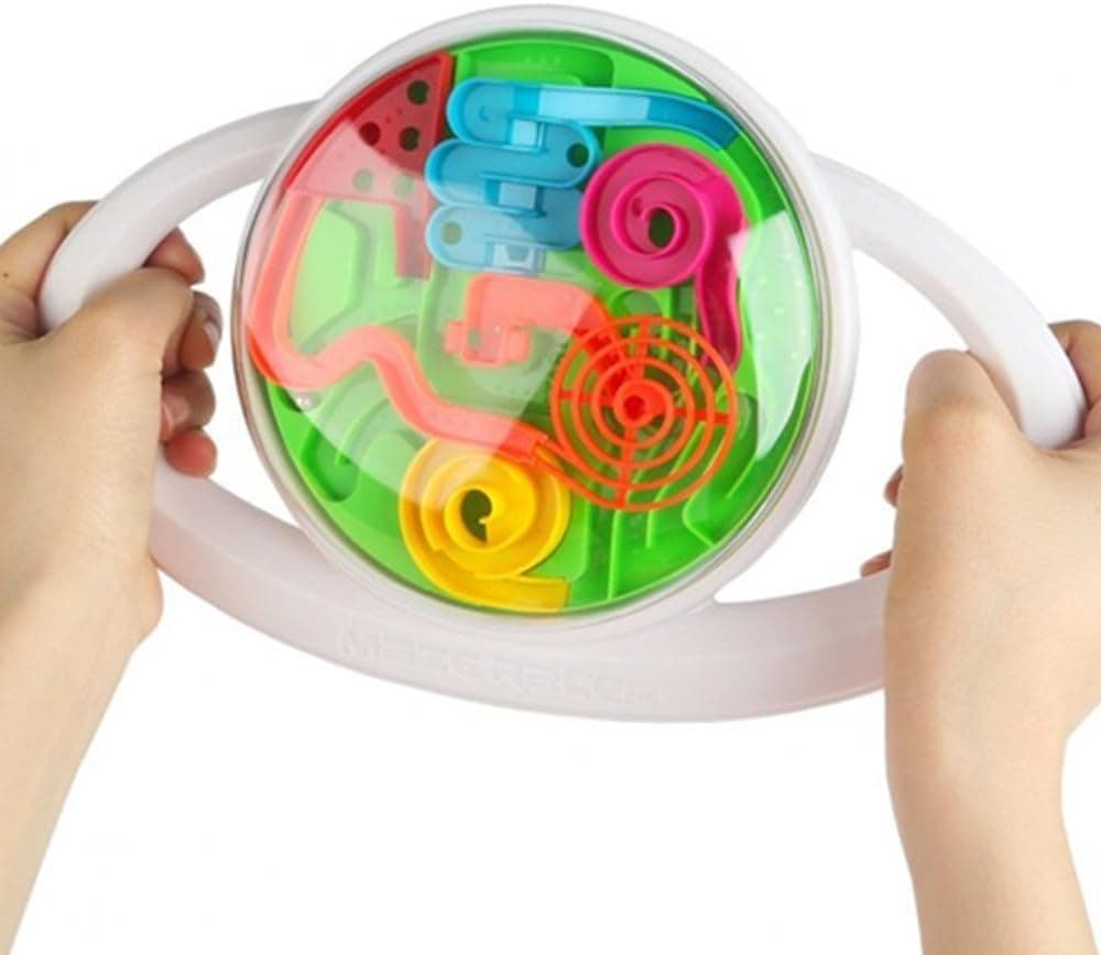 SainSmart Jr. 3D Maze Racer Handheld Game (White) [Black Friday Deals]
