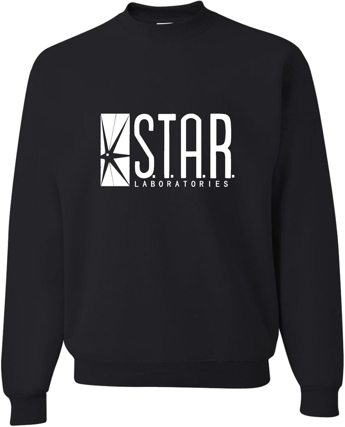 Medium Black Adult Star Labs Sweatshirt Crewneck