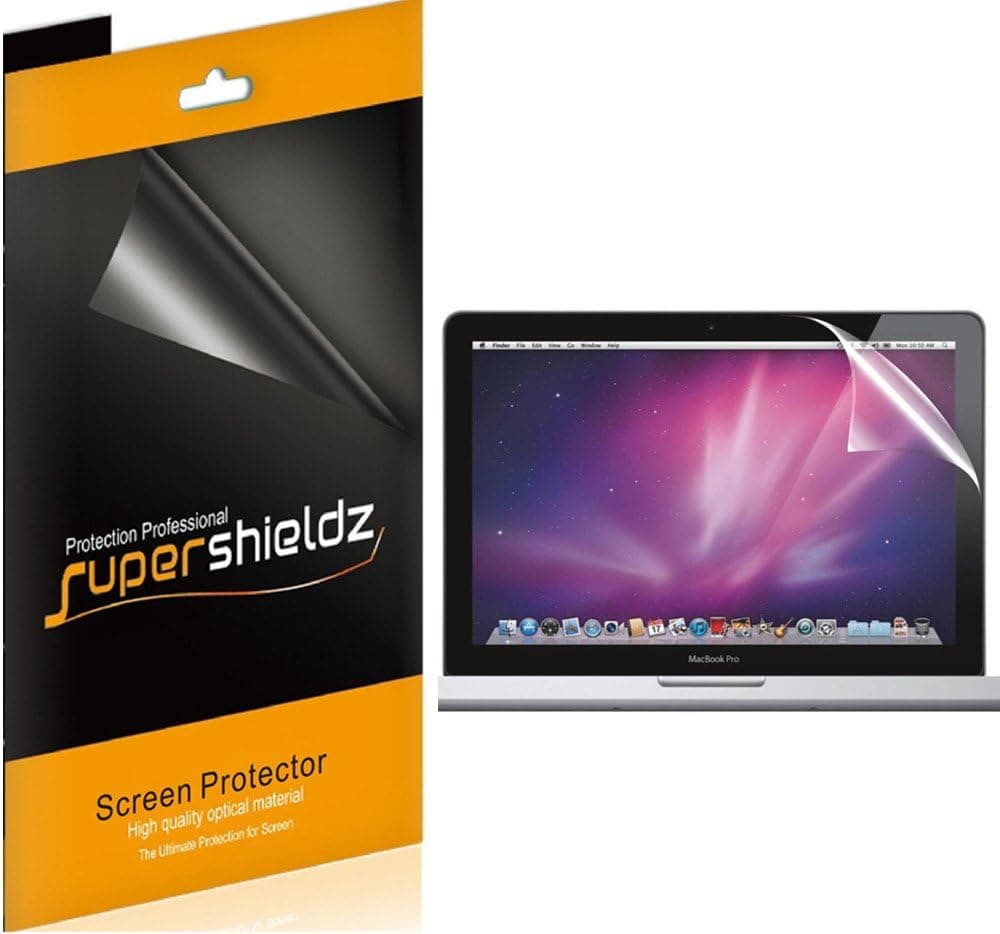 (3 Pack) Supershieldz Designed for Apple MacBook Pro 13 inch with Retina Display (Late 2012 to Early 2015, Model A1425, A1502) Screen Protector, High Definition Clear Shield (PET)