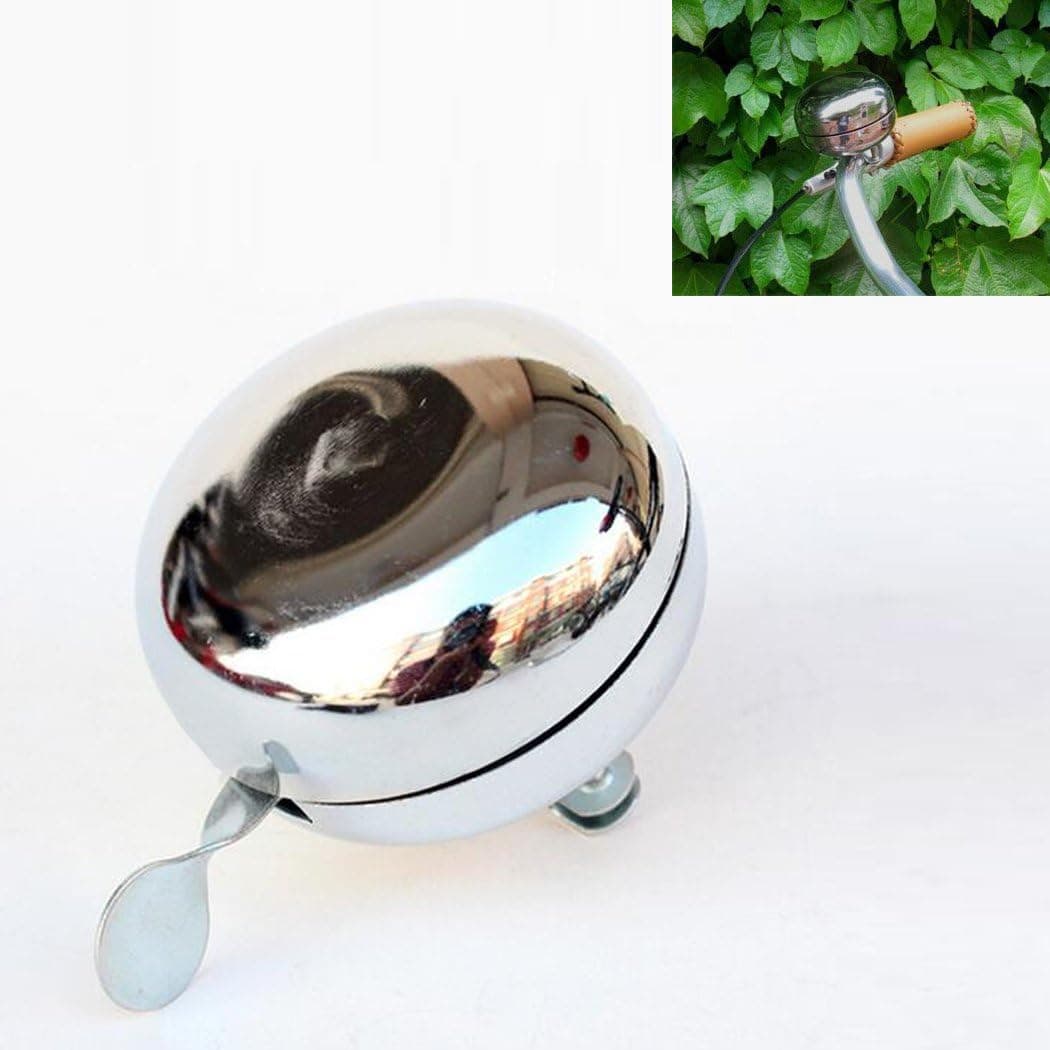 Topcabin Bicycle Bell Bike Big bell(Ding Dong Chrome Plated)