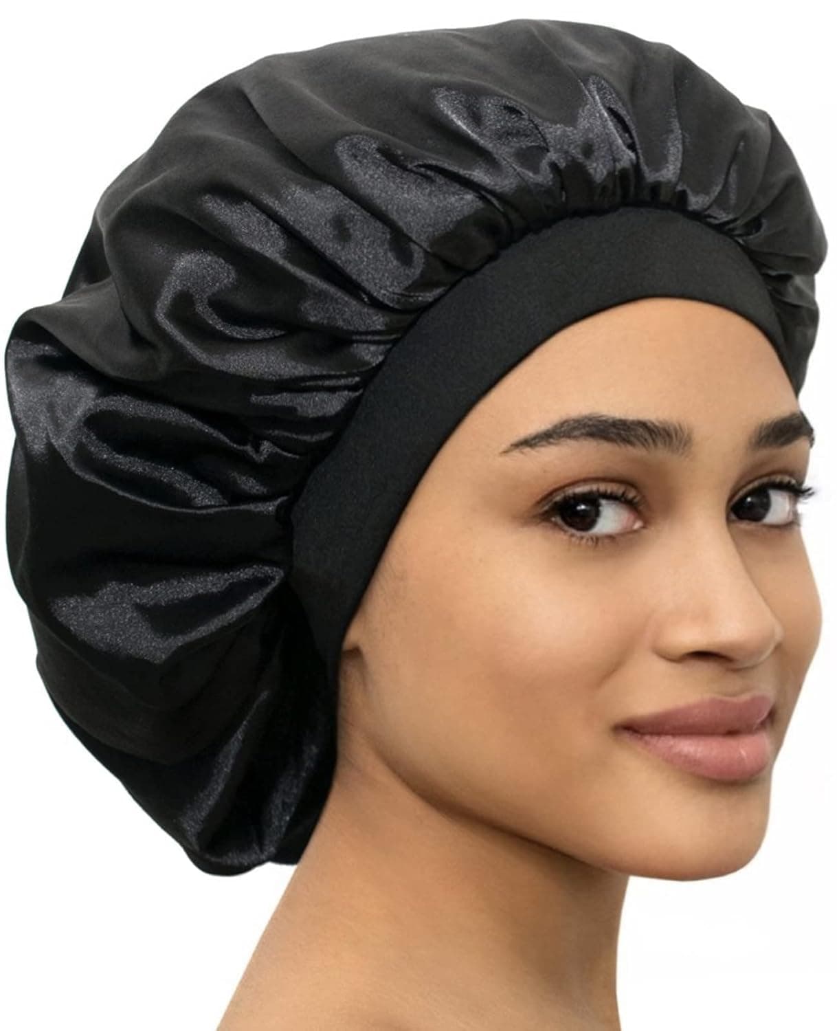 Bonnet Silk Bonnet for Sleeping Satin Bonnet Hair Bonnets Black Women Silk Sleep Cap Satin Hair Bonnet Sleeping Bonet Silk Bonnet for Curly Hair for Men Night Hair Wrap Head Cover Scarf Protect Braids