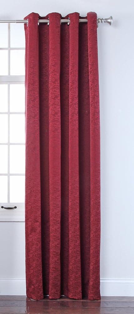 Stylemaster Home Products Renaissance Home Fashion Portland Foam Back Grommet, Wine, 55" X 63" | Panel