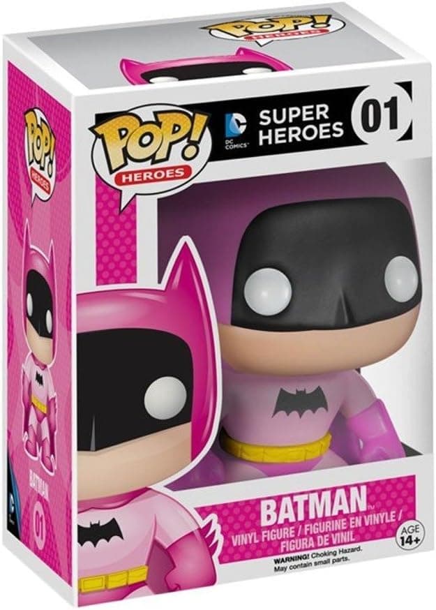 Toy - POP - Vinyl Figure - Batman - 75th Anniversary - Pink - EE Exclusive (DC Comics)