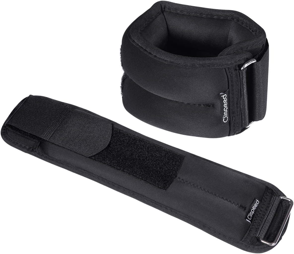 CLISPEED Ankle Weights Adjustable Wrist Weights Sand Filling Adjustable Straps for Men and Women Strength Training Walking Jogging Gym Fitness Exercise Gymnastics