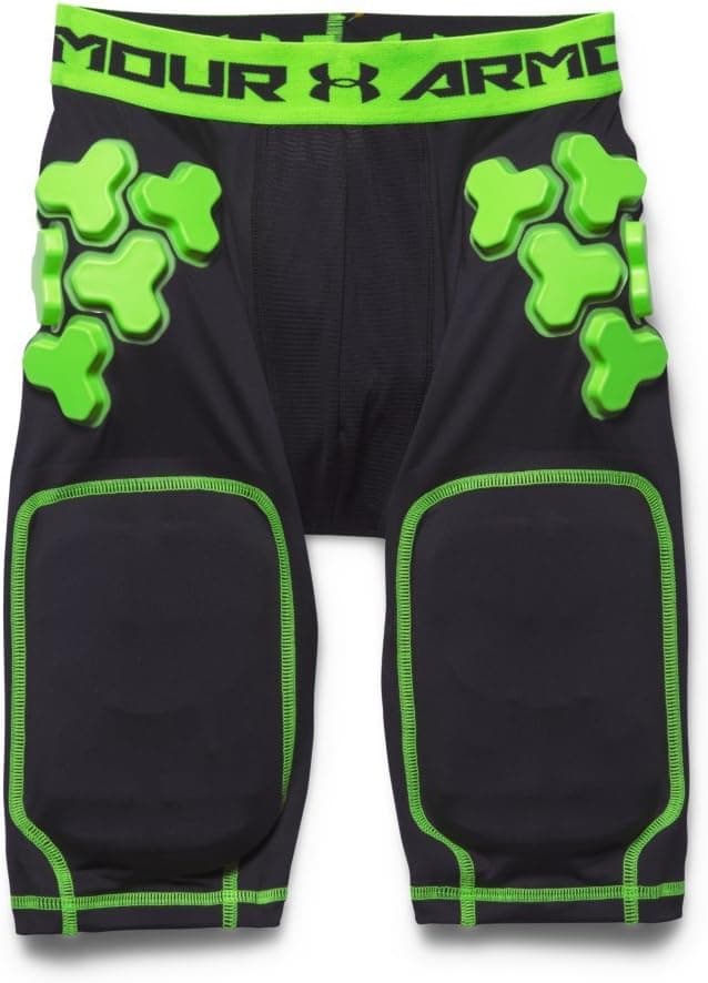 Under Armour Kids Boys Gameday Armour 5-Pad Girdle (Big Kids), Black LG (14-16
