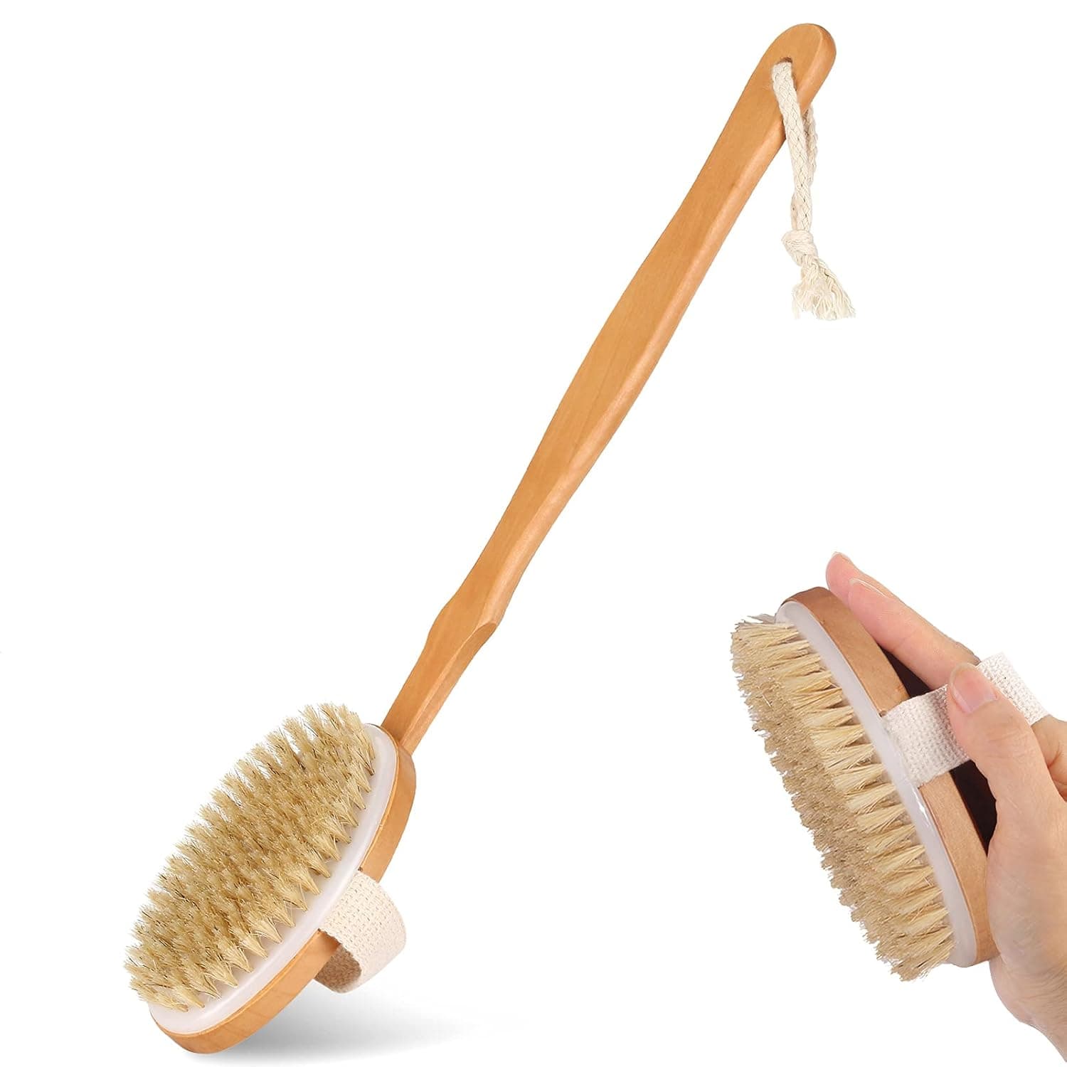 Aodi sman,Shower Brush for Body Cellulite and Lymphatic,Exfoliating Body Scrub with Upgrade Removable Long Handle Body Brushes.Bath Back&Legs Cleaning Scrubber for Dry Brushing or Wet Skin