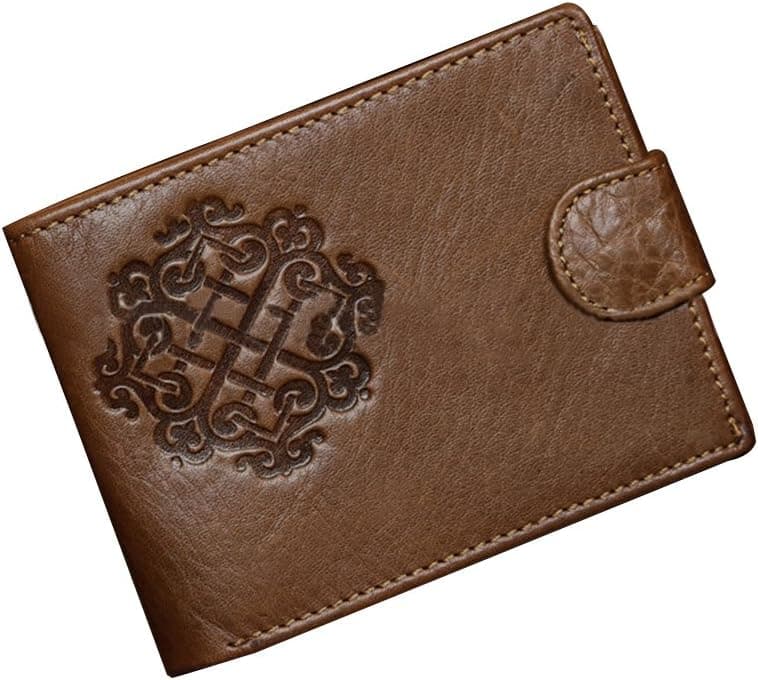 Genda 2Archer Vintage Genuine Leather Men's Purse Card Holder Bifold Wallet [Sports]