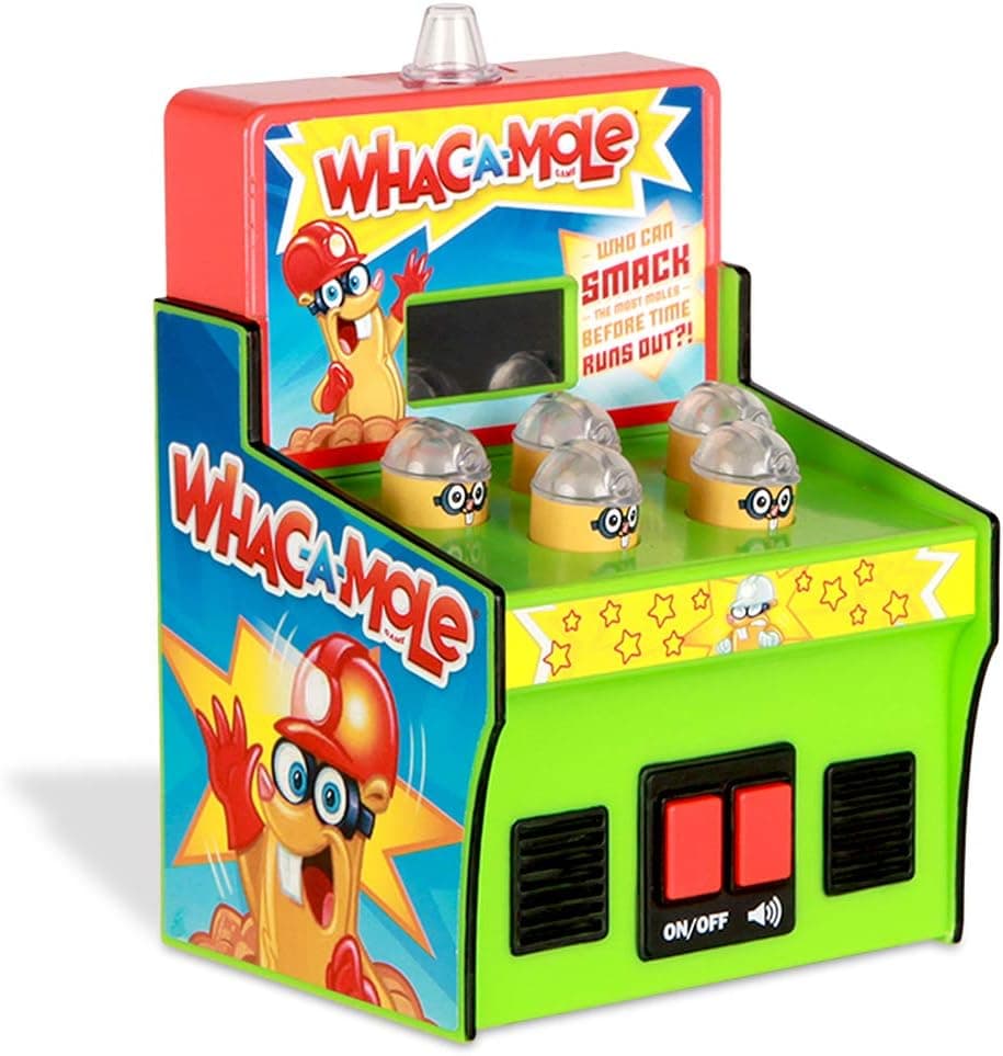 Basic Fun Whac-A-Mole Mini Electronic Arcade Game