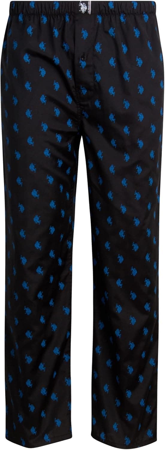 U.S. Polo Assn. Men's Pajama Pants - Lightweight Woven Lounge Pants
